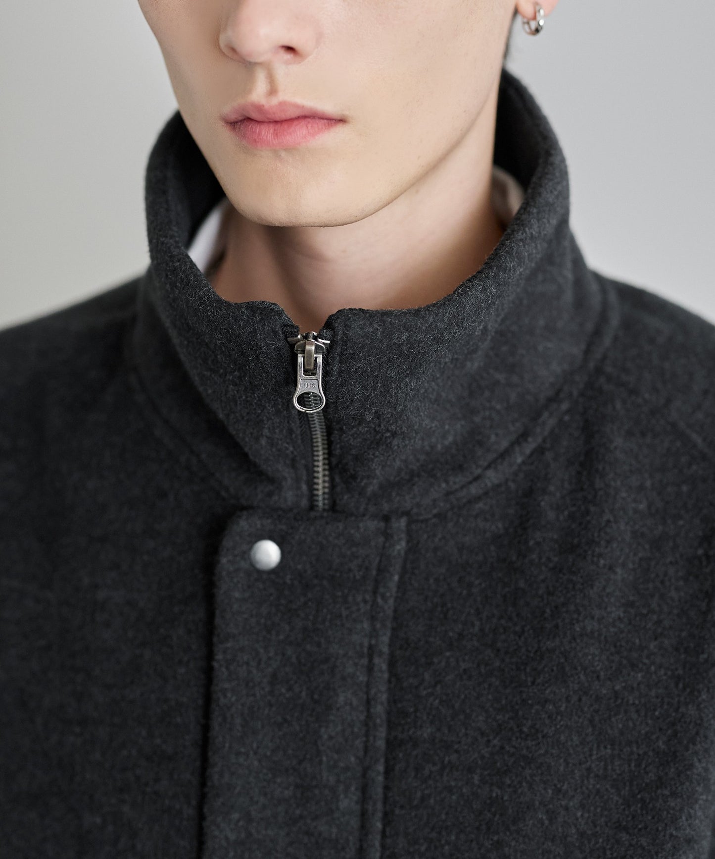 【ASTRONOMY】ETELIO 羊毛混紡梅爾頓立領夾克