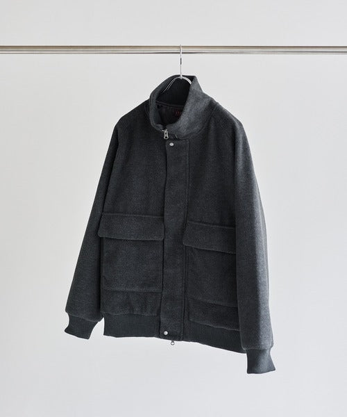 【ASTRONOMY】ETELIO 羊毛混紡梅爾頓立領夾克