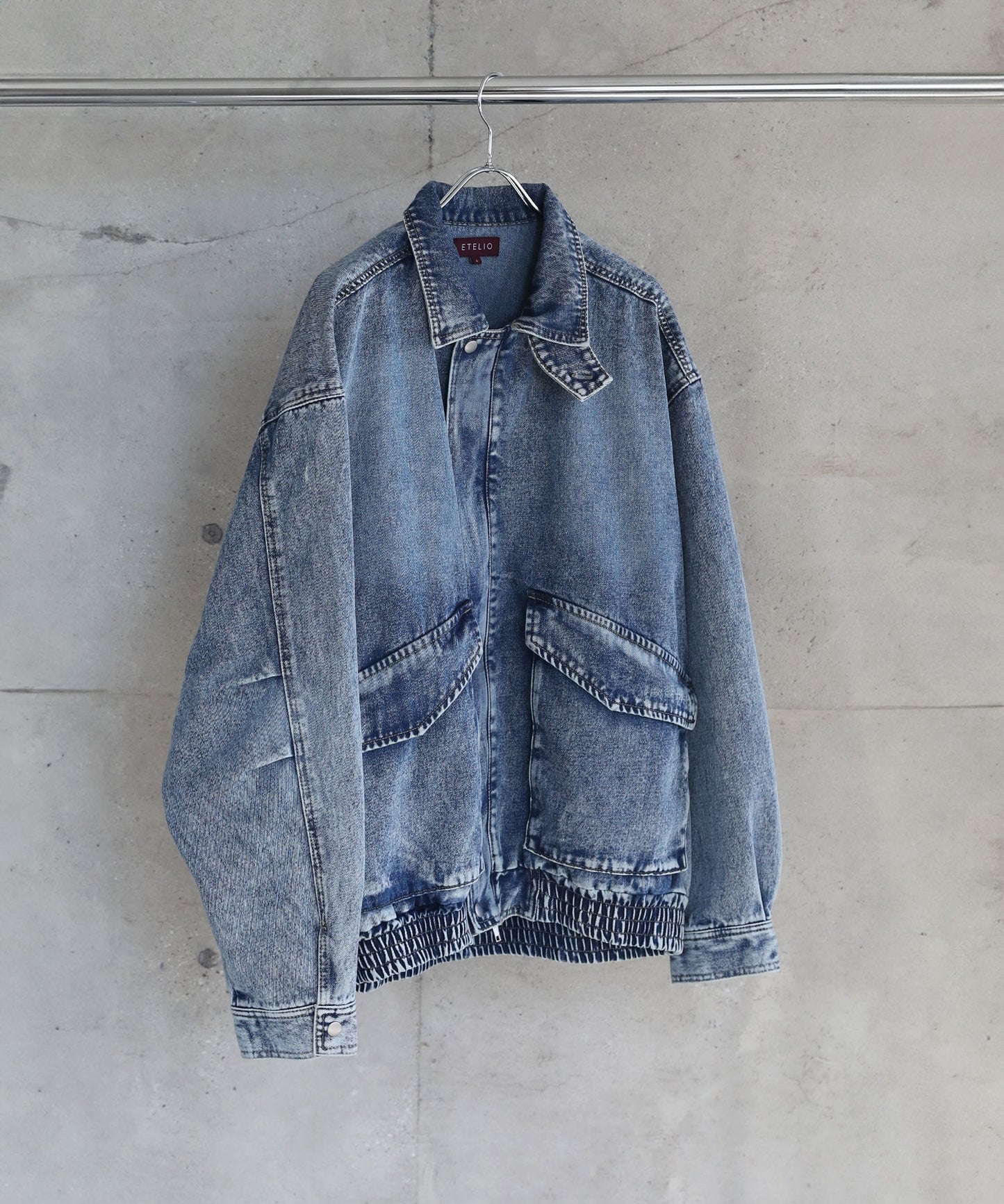 【ASTRONOMY】ETELIO 軍裝風12oz厚磅丹寧短版外套