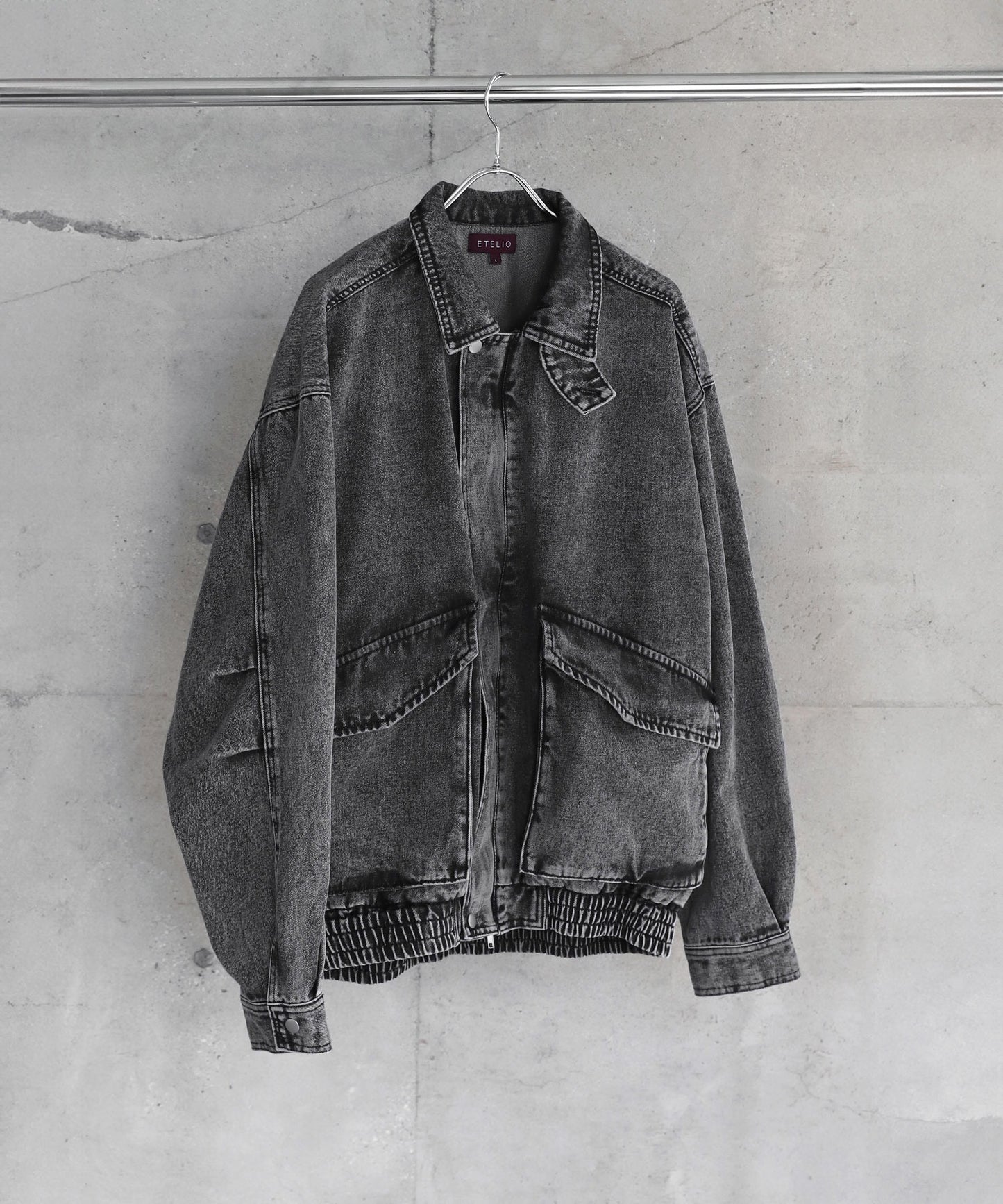 【ASTRONOMY】ETELIO 軍裝風12oz厚磅丹寧短版外套