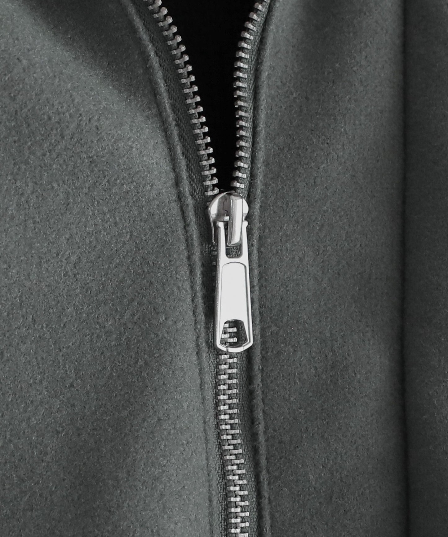 【ASTRONOMY】落肩寬鬆版梅爾頓立領拉鍊外套