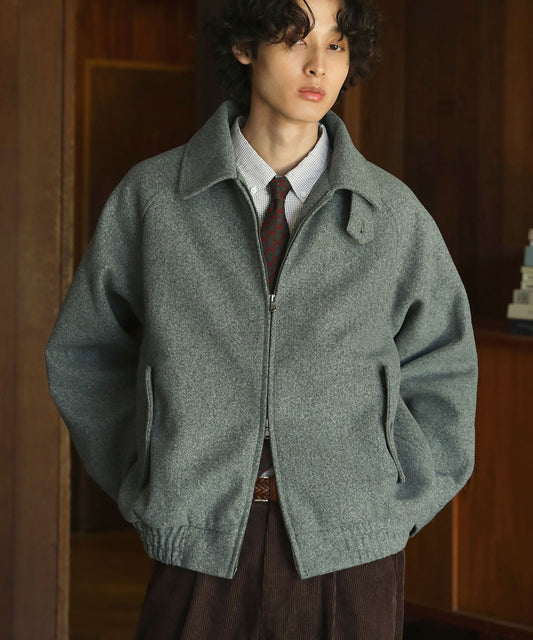 【ASTRONOMY】Bleme 雙向拉鍊拉格蘭袖立領外套