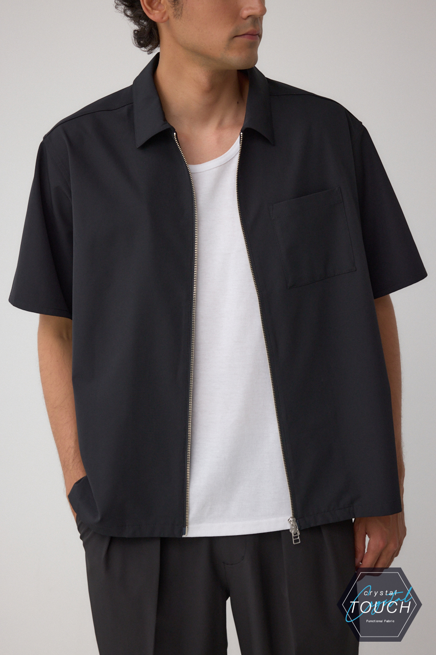 【AZUL】現貨🔥 CRYSTAL TOUCH 觸感涼爽拉鏈襯衫