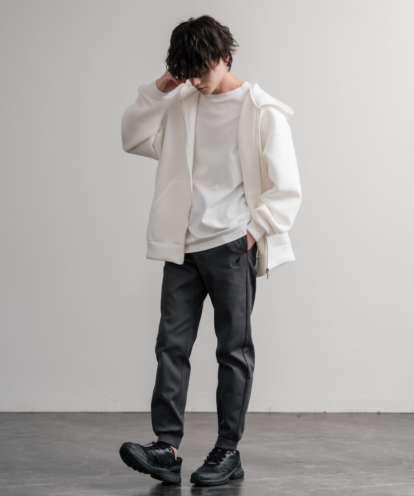 【Rocky Monroe】KANGO特別合作款 熱能錐形慢跑休閒褲