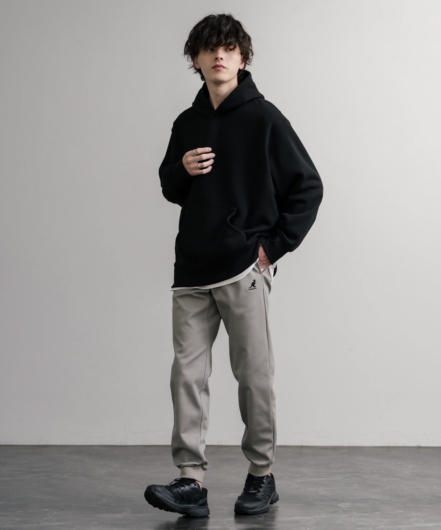 【Rocky Monroe】KANGO特別合作款 熱能錐形慢跑休閒褲