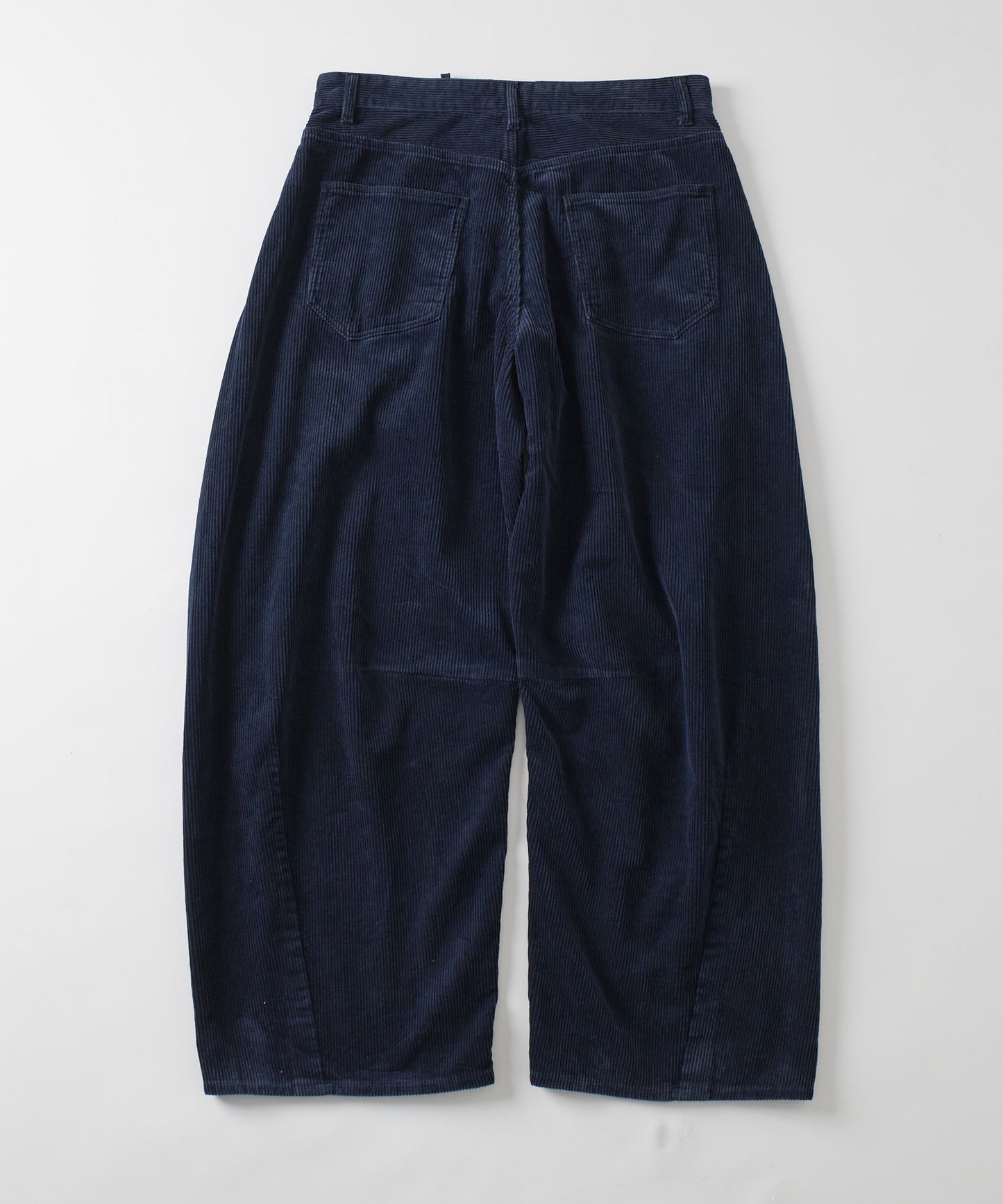 【FREAK’S STORE】寬版剪裁 曲線燈芯絨長褲