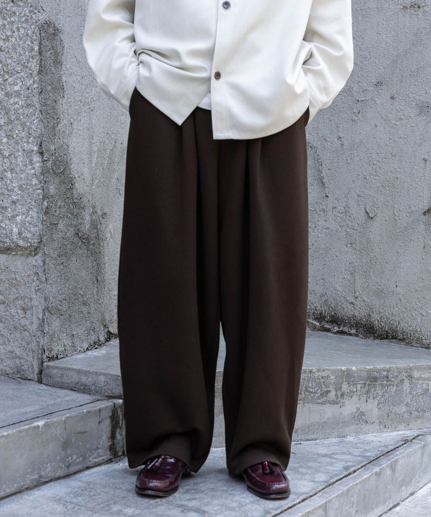 【RAGEBLUE】寬鬆錐形棉質休閒褲 棉褲