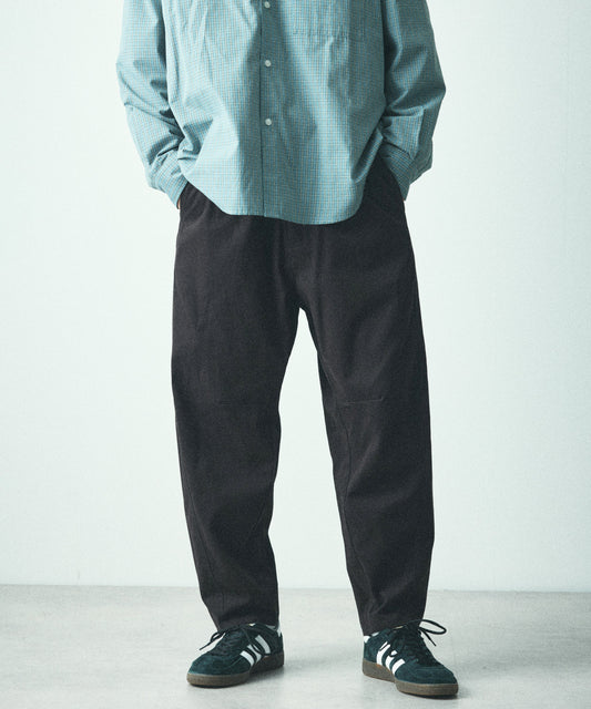 【FREAK’S STORE】寬版曲線剪裁 錐形長褲