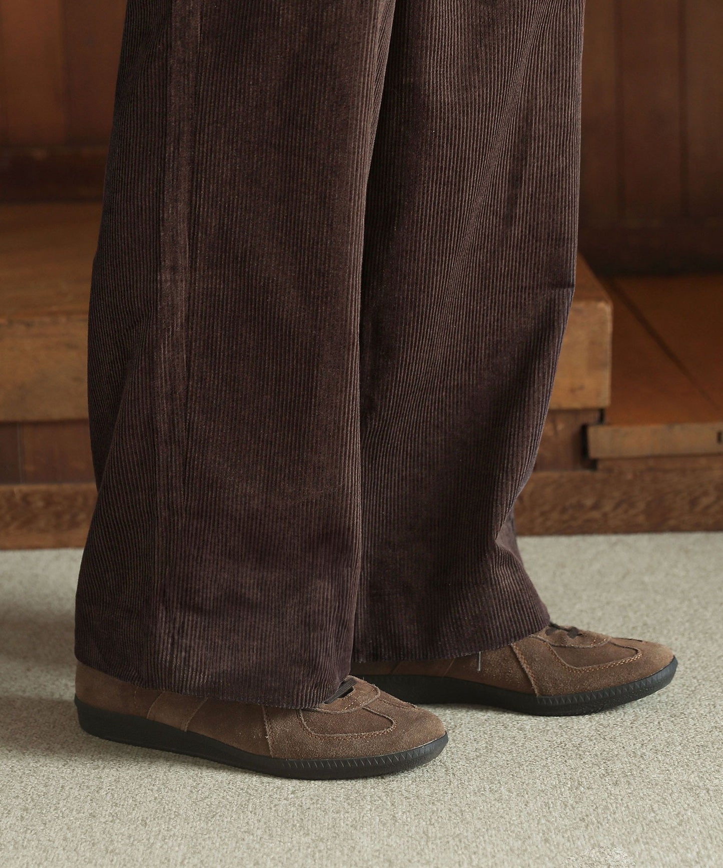 【ASTRONOMY】Bleme 經典厚磅燈芯絨寬版西裝長褲