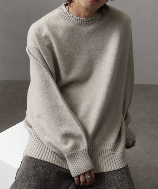 【Art re A】welise 雙層領寬版針織上衣 日本預購