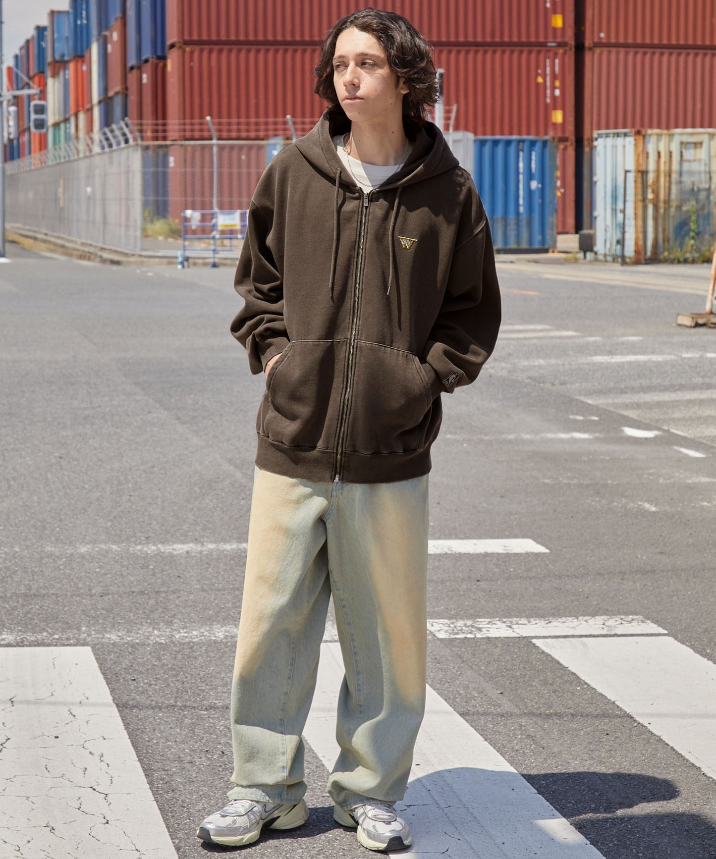 【EMMA CLOTHES】NBA系列 金州勇士 復古街頭 刺繡內刷毛連帽外套 日本預購