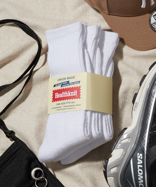 【Healthknit】美式厚磅長筒襪 3雙組 (副本)