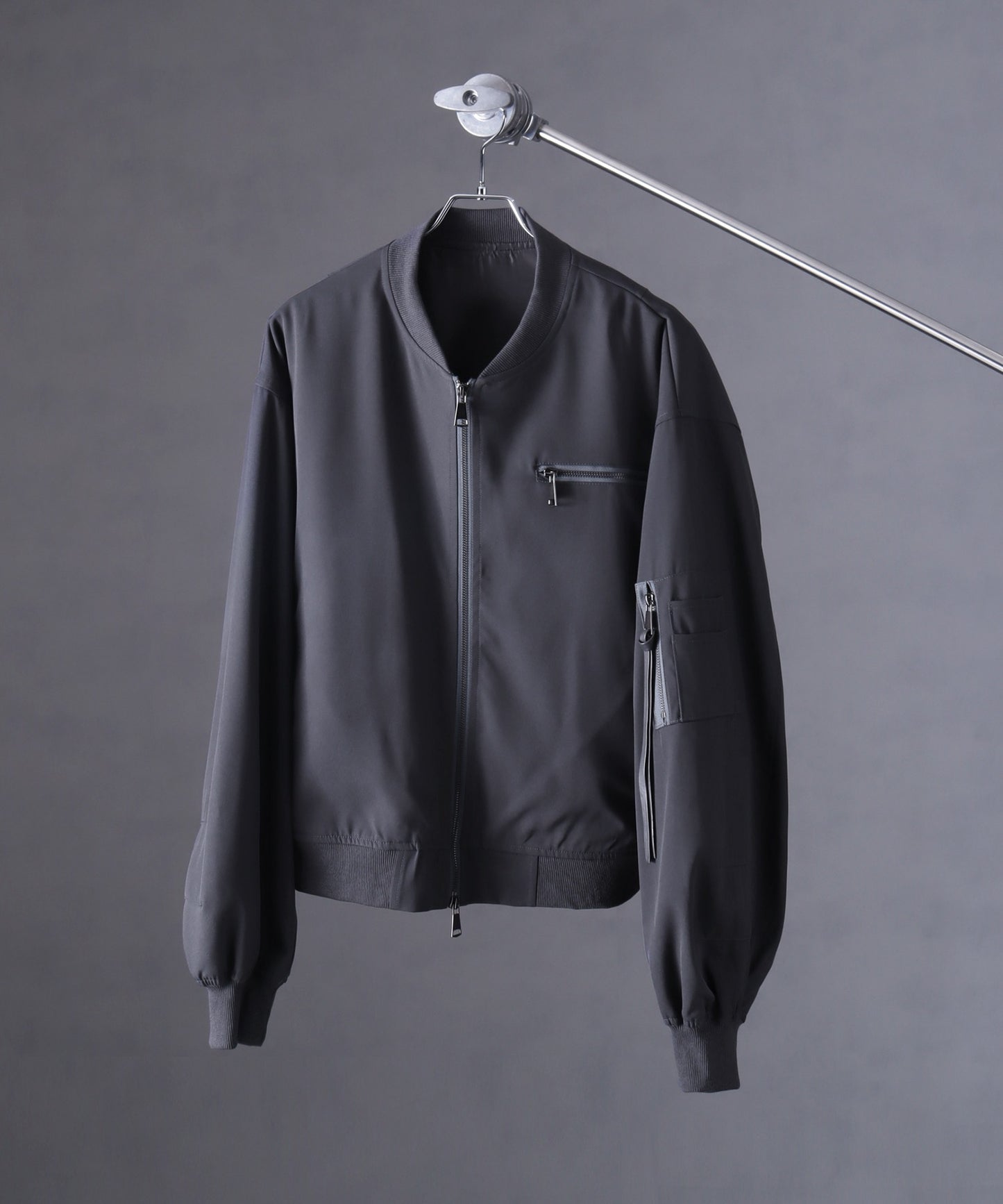 【Art re A】welise 質感寬袖短版 MA-1 飛行夾克