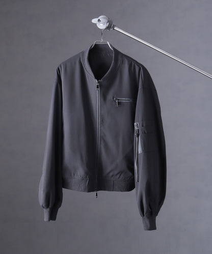 【Art re A】welise 質感寬袖短版 MA-1 飛行夾克