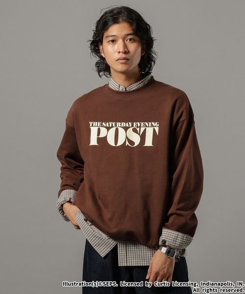 【RAGEBLUE】THE SATURDAY EVENING POST聯名印花大學T