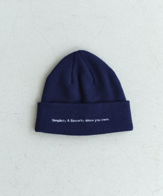 【SINSS】原創LOGO刺繡翻折毛帽