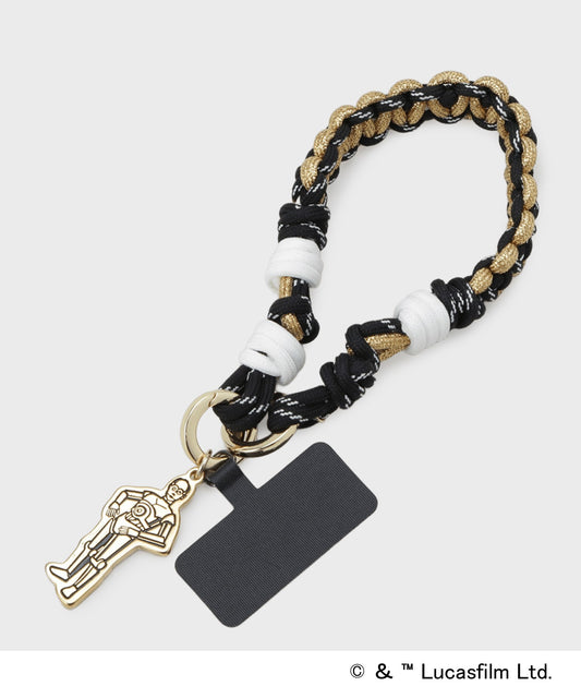 【tk.TAKEO KIKUCHI】STAR WARS 星際大戰 C3-PO造型質感手機掛繩(含墊片)