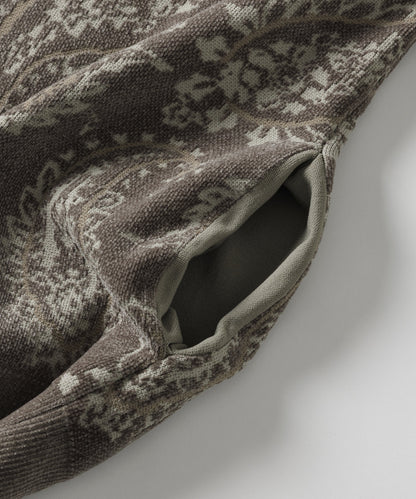 【FREAK’S STORE】質感復古佩斯利花紋開襟衫 日本預購