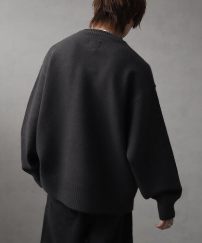 【Art re A】welise 雙層領寬版針織上衣 日本預購