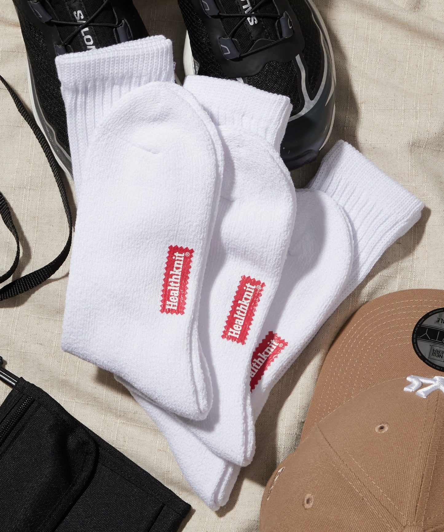 【Healthknit】美式厚磅長筒襪 3雙組 (副本)