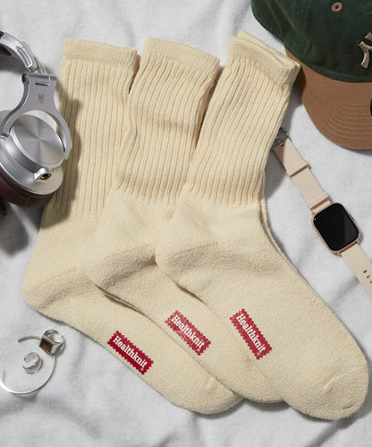 【Healthknit】美式厚磅長筒襪 3雙組 (副本)