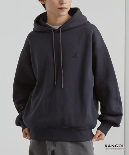 【MONO-MART】KANGOL刺繡LOGO寬版舒適 內刷毛 帽T