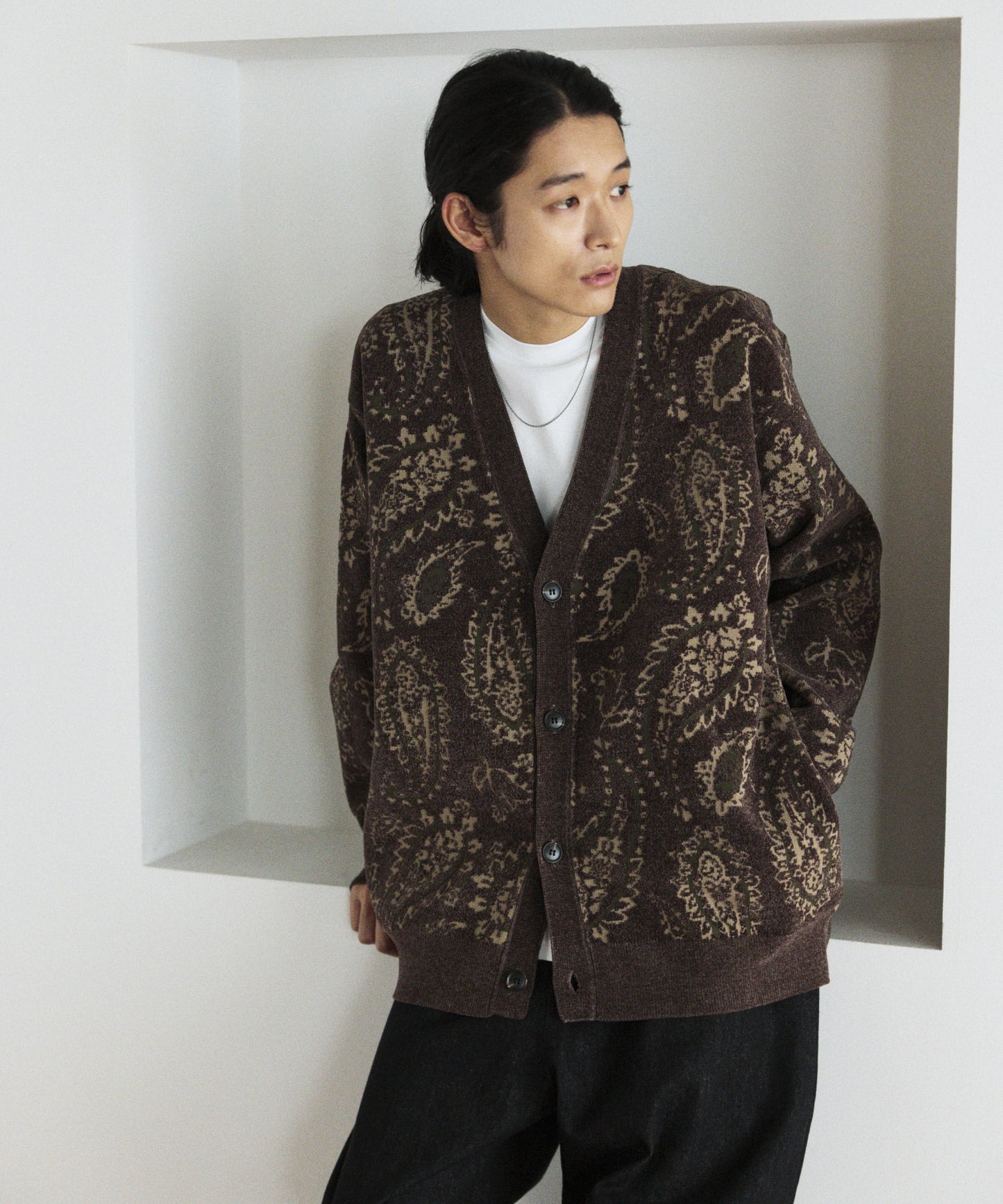 【FREAK’S STORE】質感復古佩斯利花紋開襟衫 日本預購