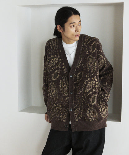 【FREAK’S STORE】質感復古佩斯利花紋開襟衫 日本預購