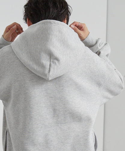 【MONO-MART】KANGOL刺繡LOGO寬版舒適 內刷毛 帽T