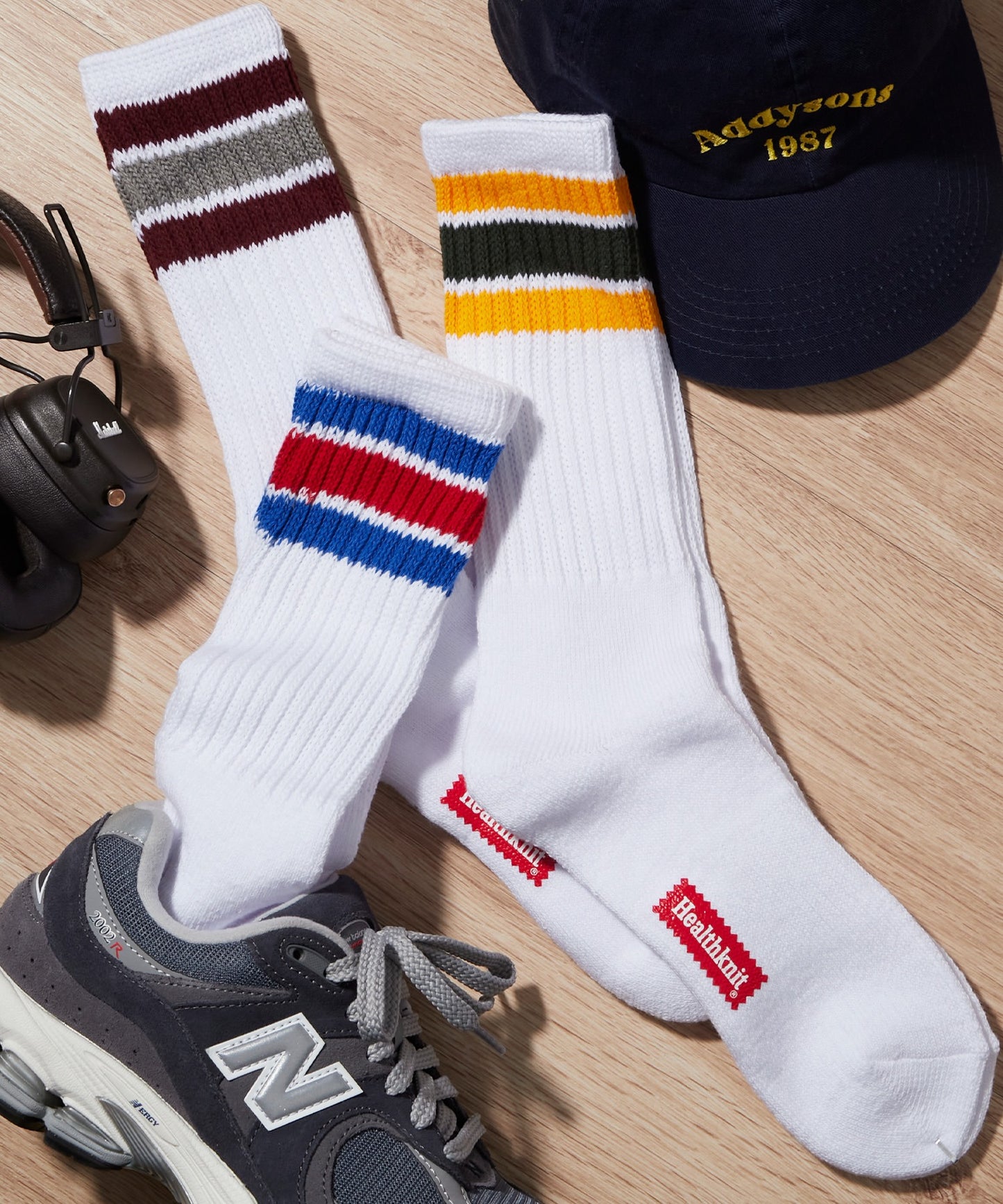 【Healthknit】美式厚磅長筒襪 3雙組