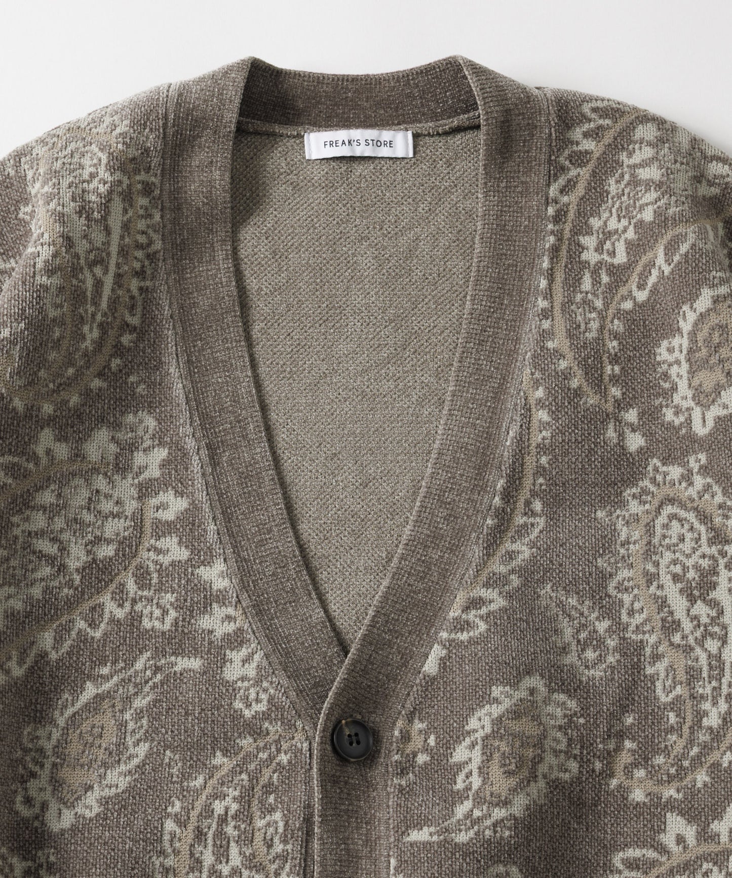 【FREAK’S STORE】質感復古佩斯利花紋開襟衫 日本預購