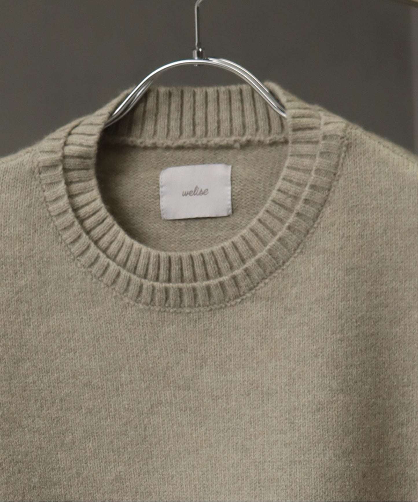 【Art re A】welise 雙層領寬版針織上衣 日本預購