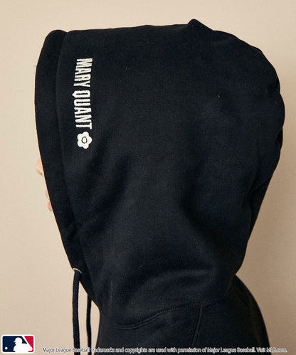 【PUBLUX】MLB × MARY QUANT 聯名款 LOGO刺繡內刷毛厚挺帽T 日本預購