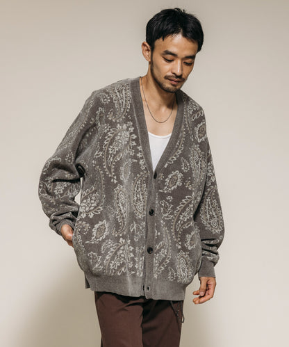 【FREAK’S STORE】質感復古佩斯利花紋開襟衫 日本預購