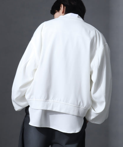 【Art re A】welise 質感寬袖短版 MA-1 飛行夾克