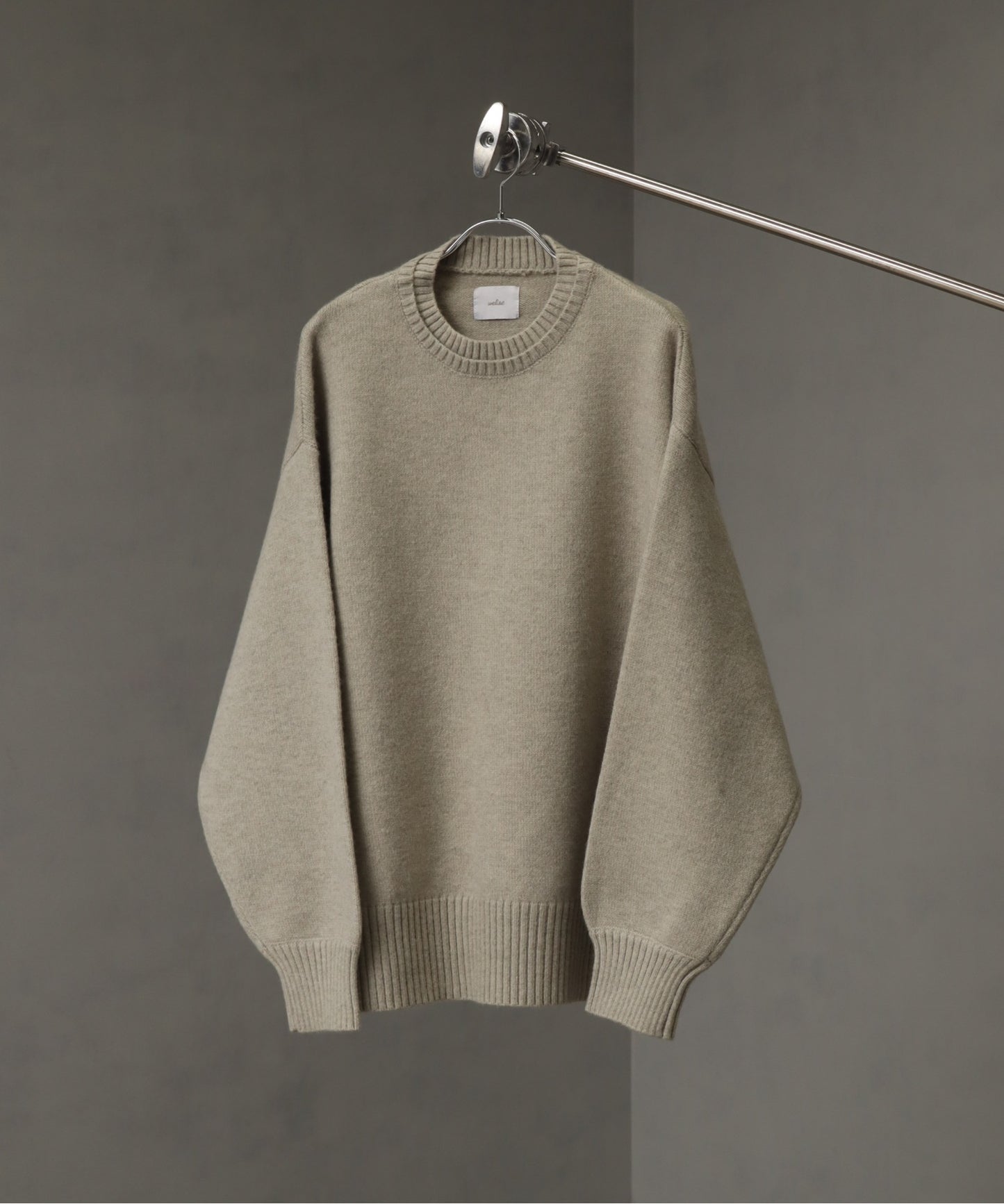 【Art re A】welise 雙層領寬版針織上衣 日本預購