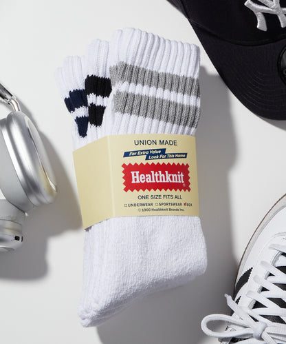【Healthknit】美式厚磅長筒襪 3雙組