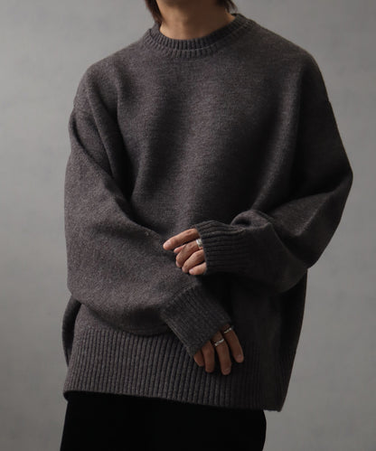 【Art re A】welise 雙層領寬版針織上衣 日本預購