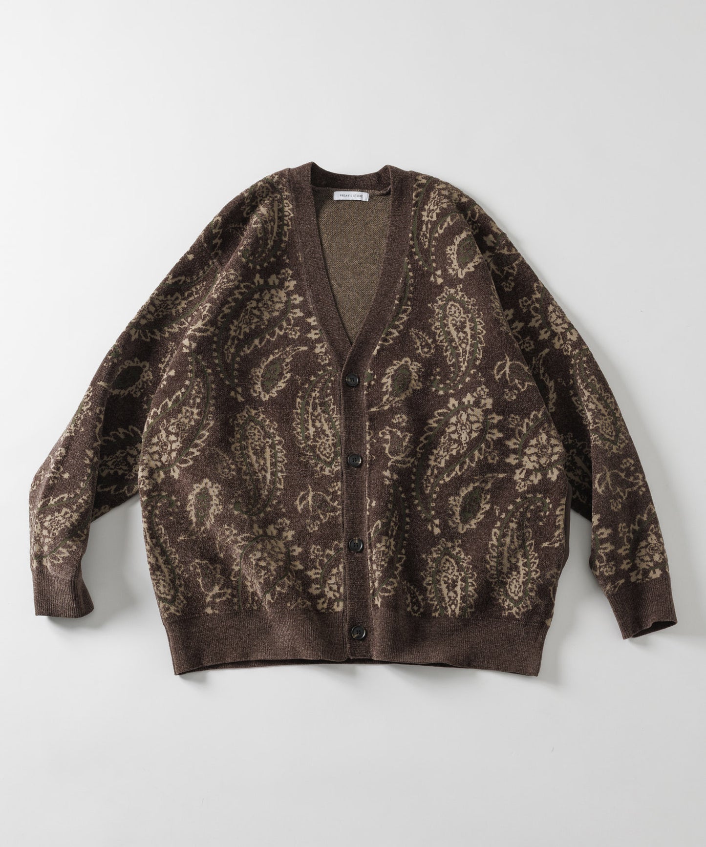 【FREAK’S STORE】質感復古佩斯利花紋開襟衫 日本預購