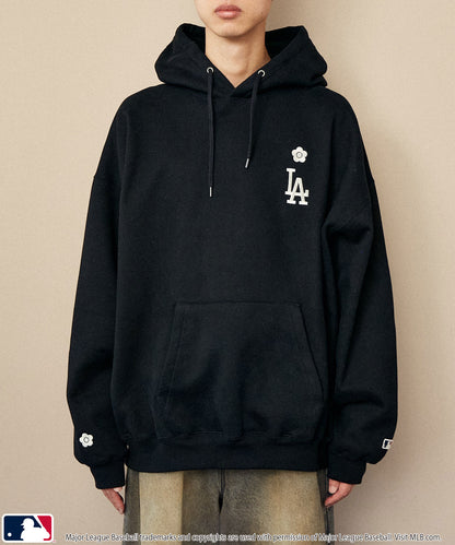 【PUBLUX】MLB × MARY QUANT 聯名款 LOGO刺繡內刷毛厚挺帽T 日本預購