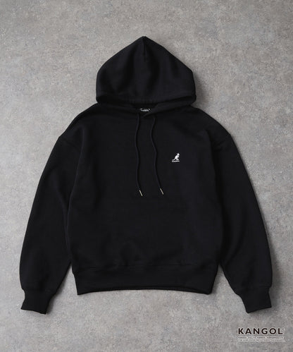 【MONO-MART】KANGOL刺繡LOGO寬版舒適 內刷毛 帽T