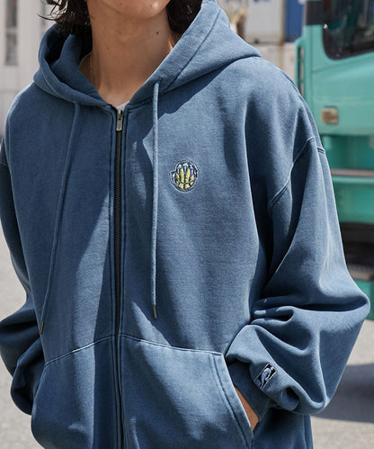 【EMMA CLOTHES】NBA系列 曼非斯灰熊 復古街頭 刺繡內刷毛連帽外套 日本預購