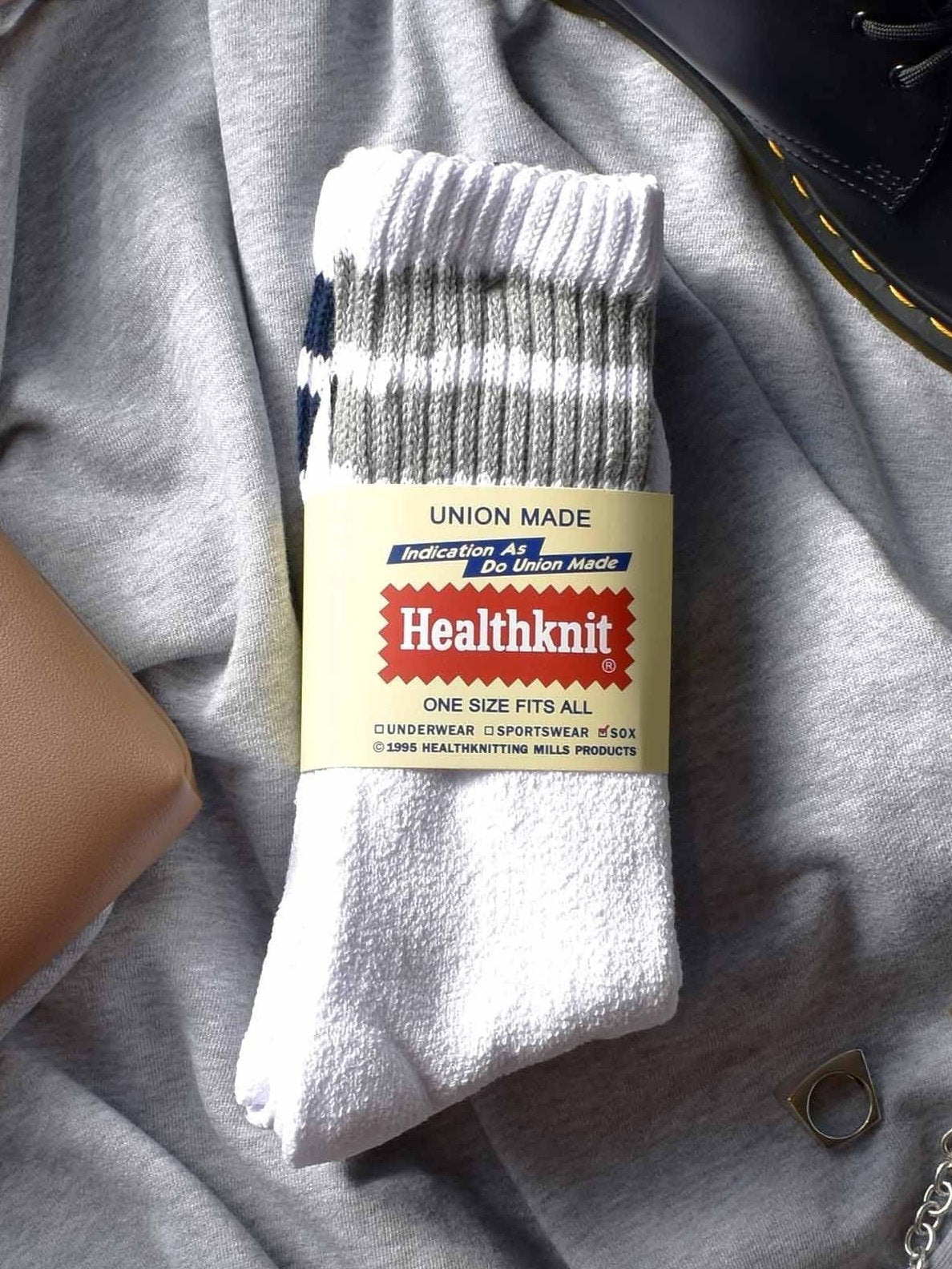 【Healthknit】3雙組 厚磅長筒襪