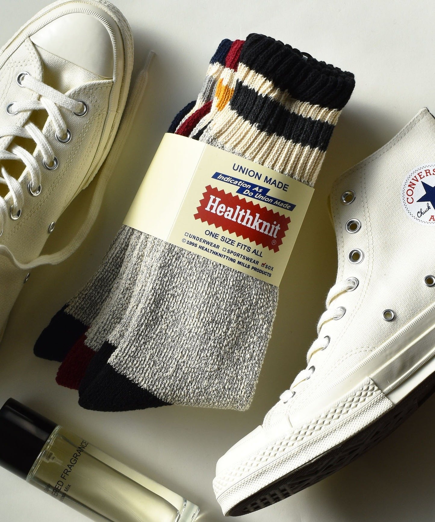 【Healthknit】3雙組 厚磅長筒襪