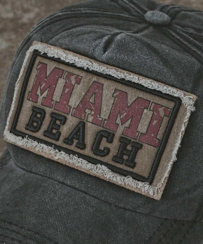 【ROOP TOKYO】ALL RUNS 復古風破壞刺繡棒球帽