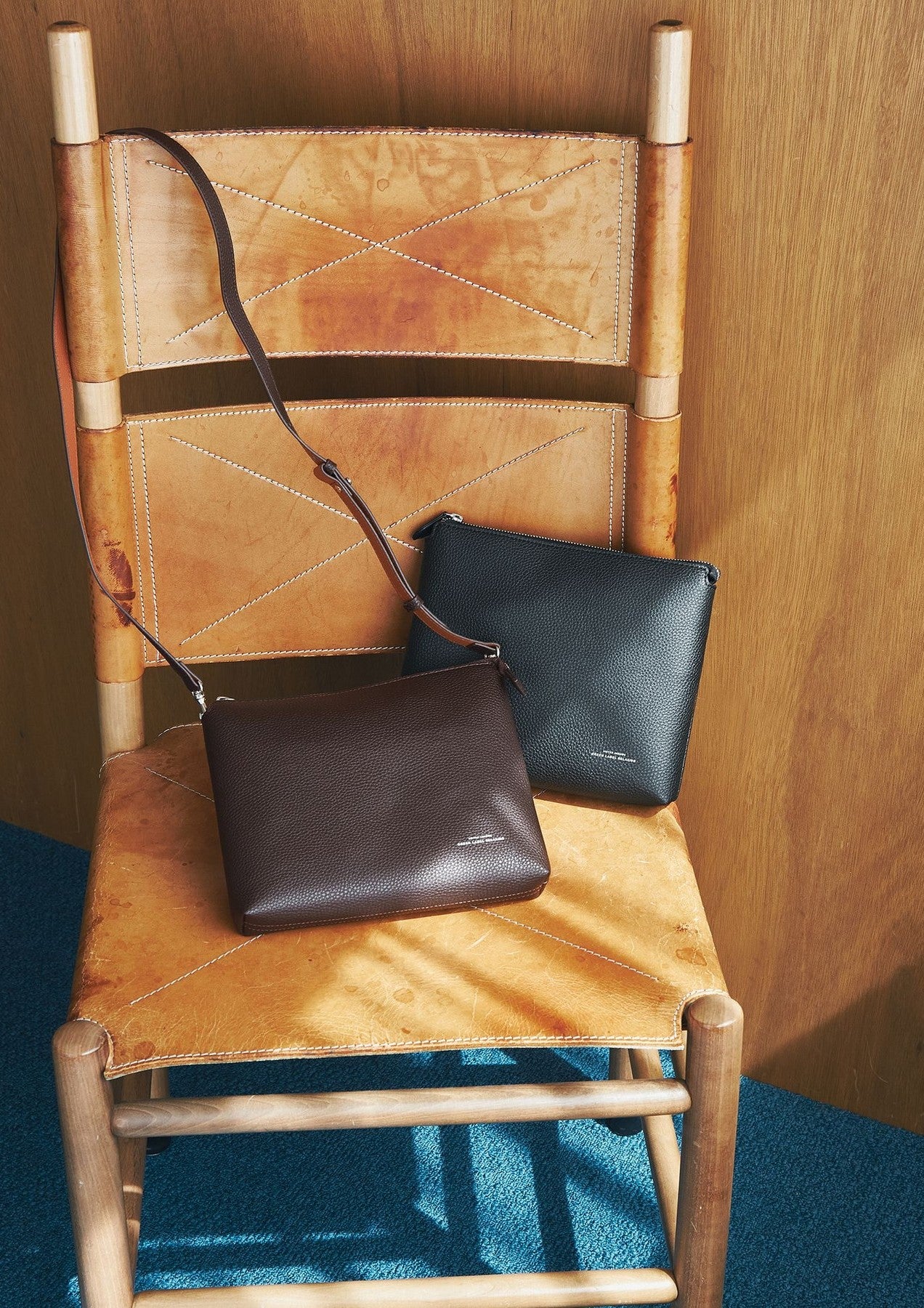 【GLR】CIBO 自然紋理PU皮革兩用肩背/手拿包