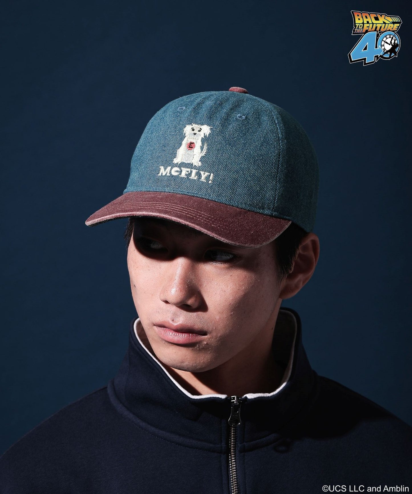 【niko and...】回到未來聯名款 復古鴨舌帽 五分割帽