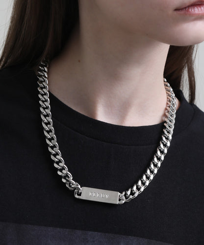 【Art re A】ELLUV LOGO刻印不鏽鋼鍊條項鍊