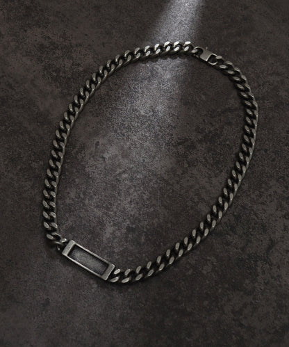 【Art re A】ELLUV LOGO刻印不鏽鋼鍊條項鍊