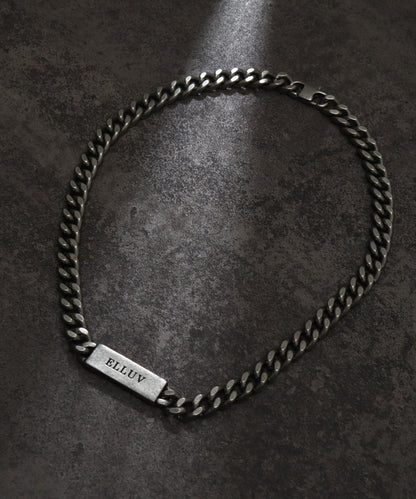 【Art re A】ELLUV LOGO刻印不鏽鋼鍊條項鍊